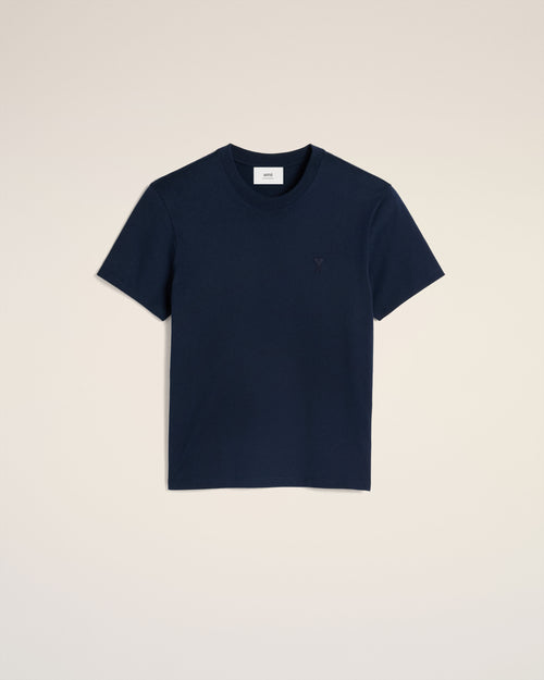 T-Shirt Bleu Marine Ami de Coeur En Coton