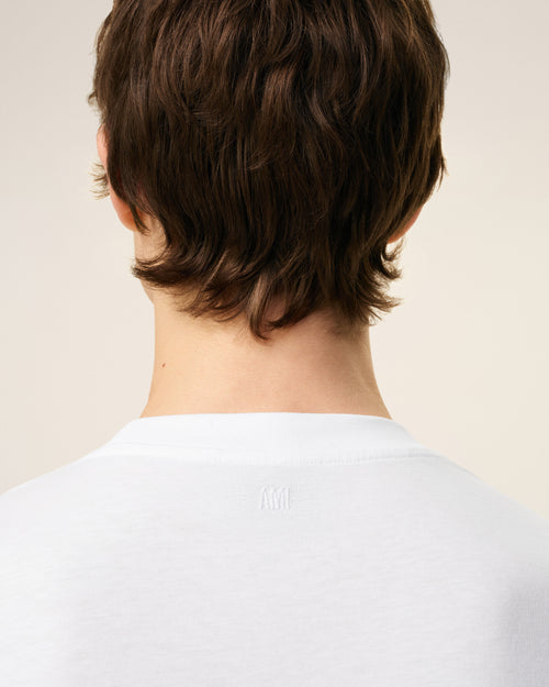 T-Shirt Blanc Manches Longues Ami de Coeur En Coton