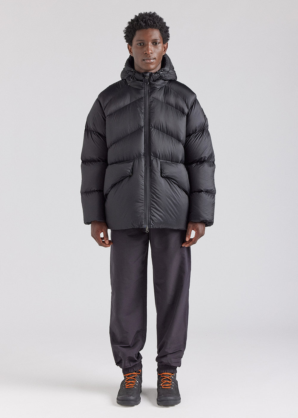 Doudoune technique à capuche pour homme Pyrenex Stellar noire