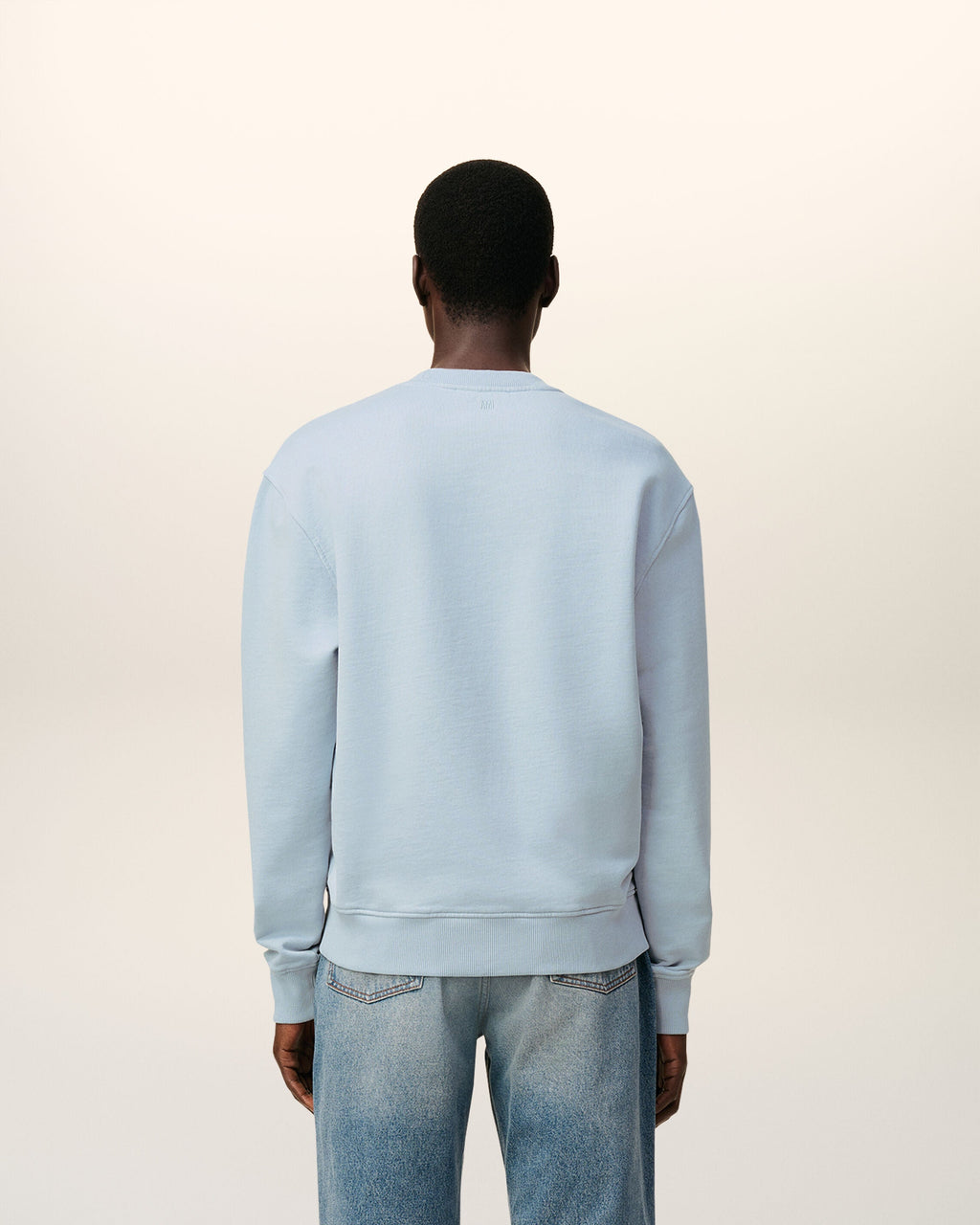 Sweatshirt Bleu Ami De Coeur En Coton