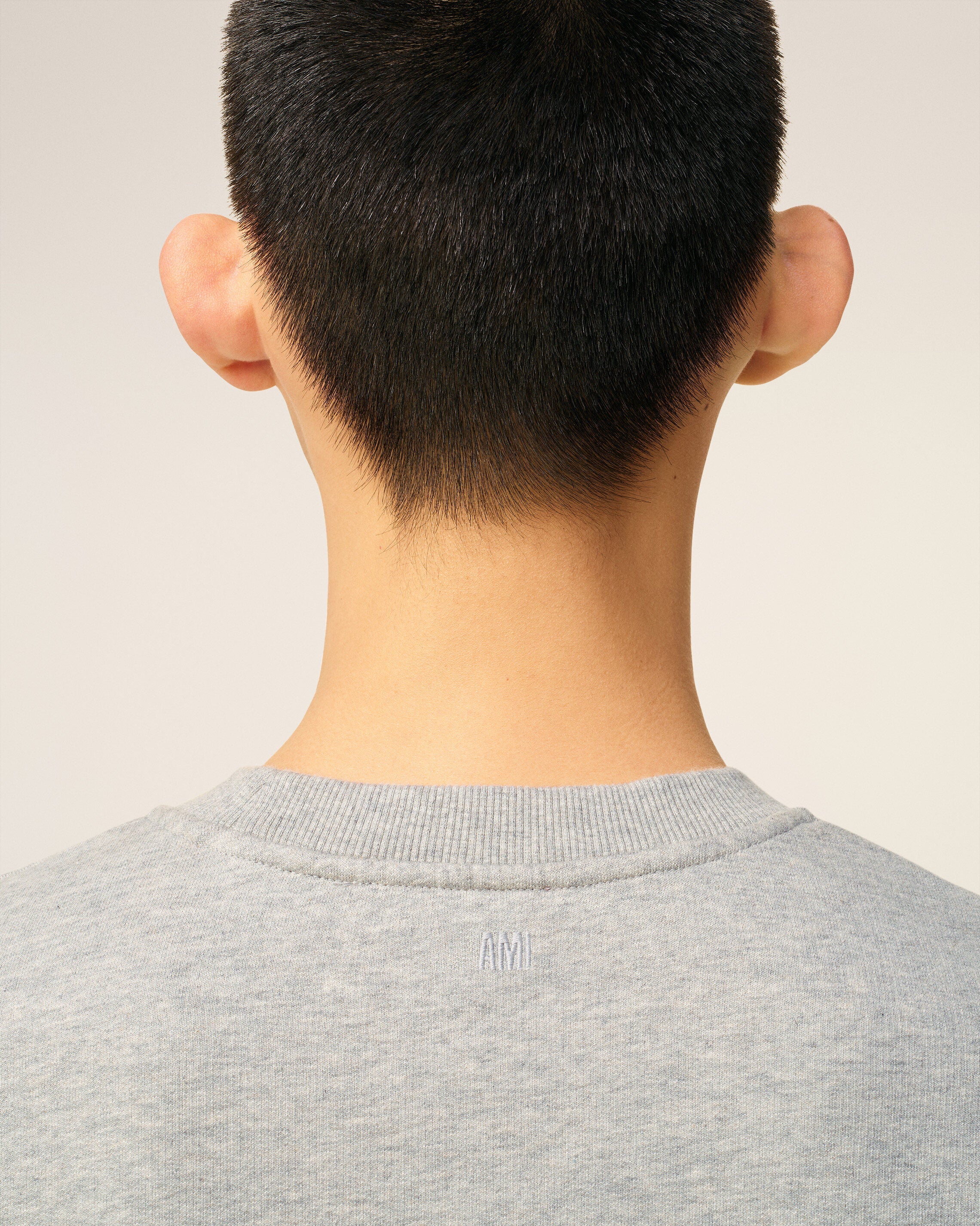 Sweatshirt Gris Ami De Coeur En Coton