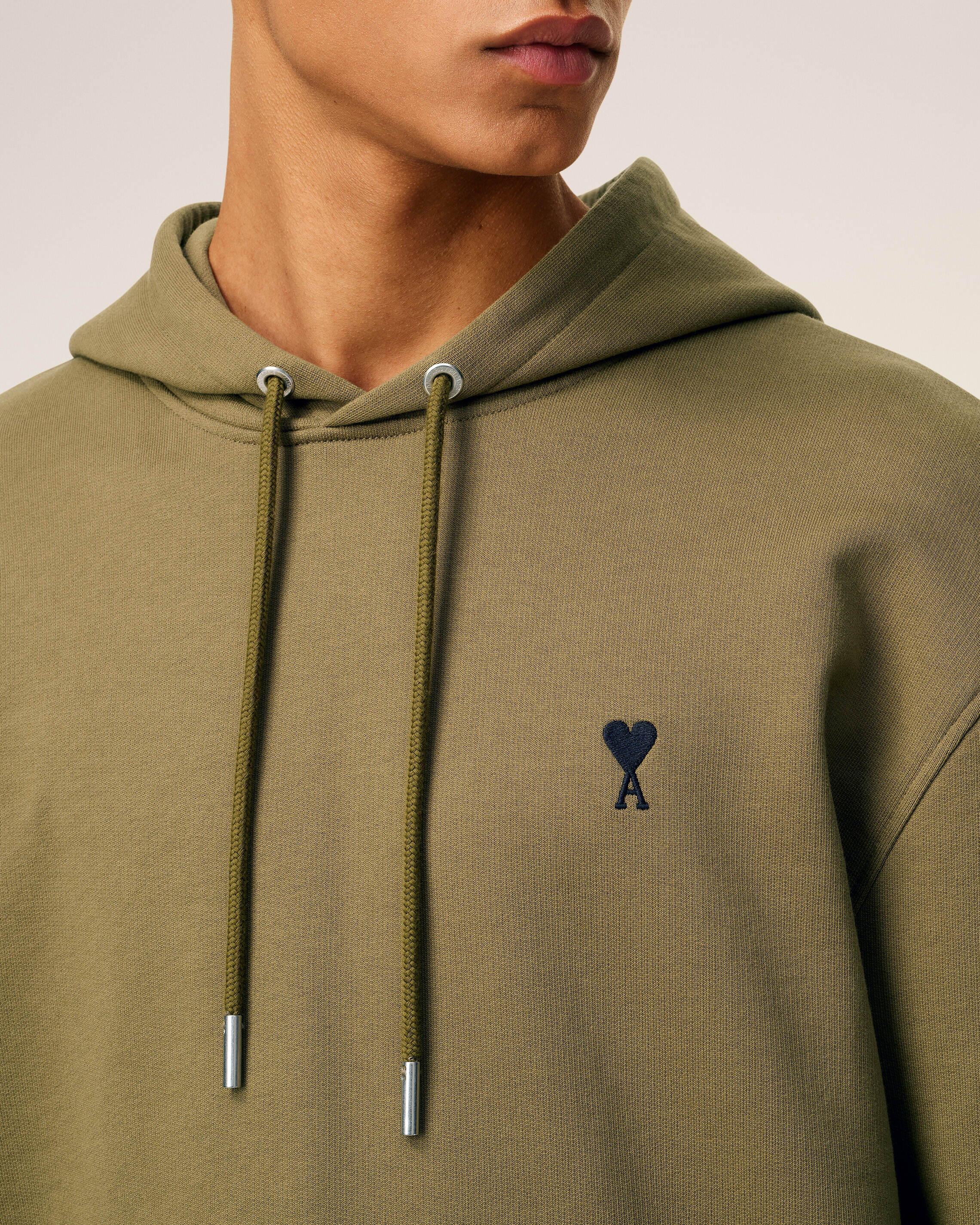 Hoodie Vert Ami De Coeur En Coton