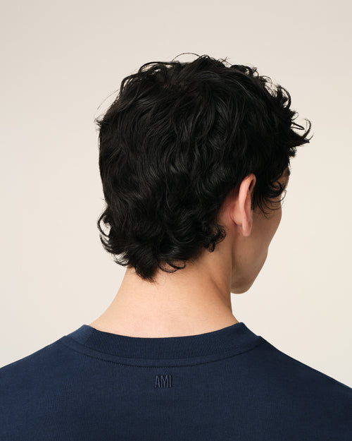 T-Shirt Bleu Marine Ami de Coeur En Coton