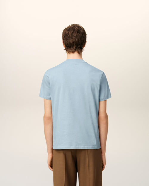 T-shirt Bleu Ami De Coeur En Coton