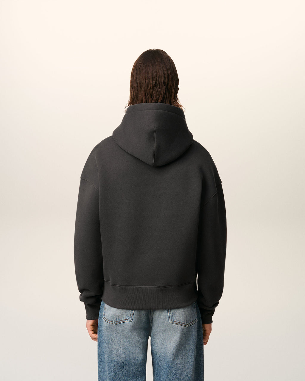 Hoodie Noir Ami De Coeur En Coton