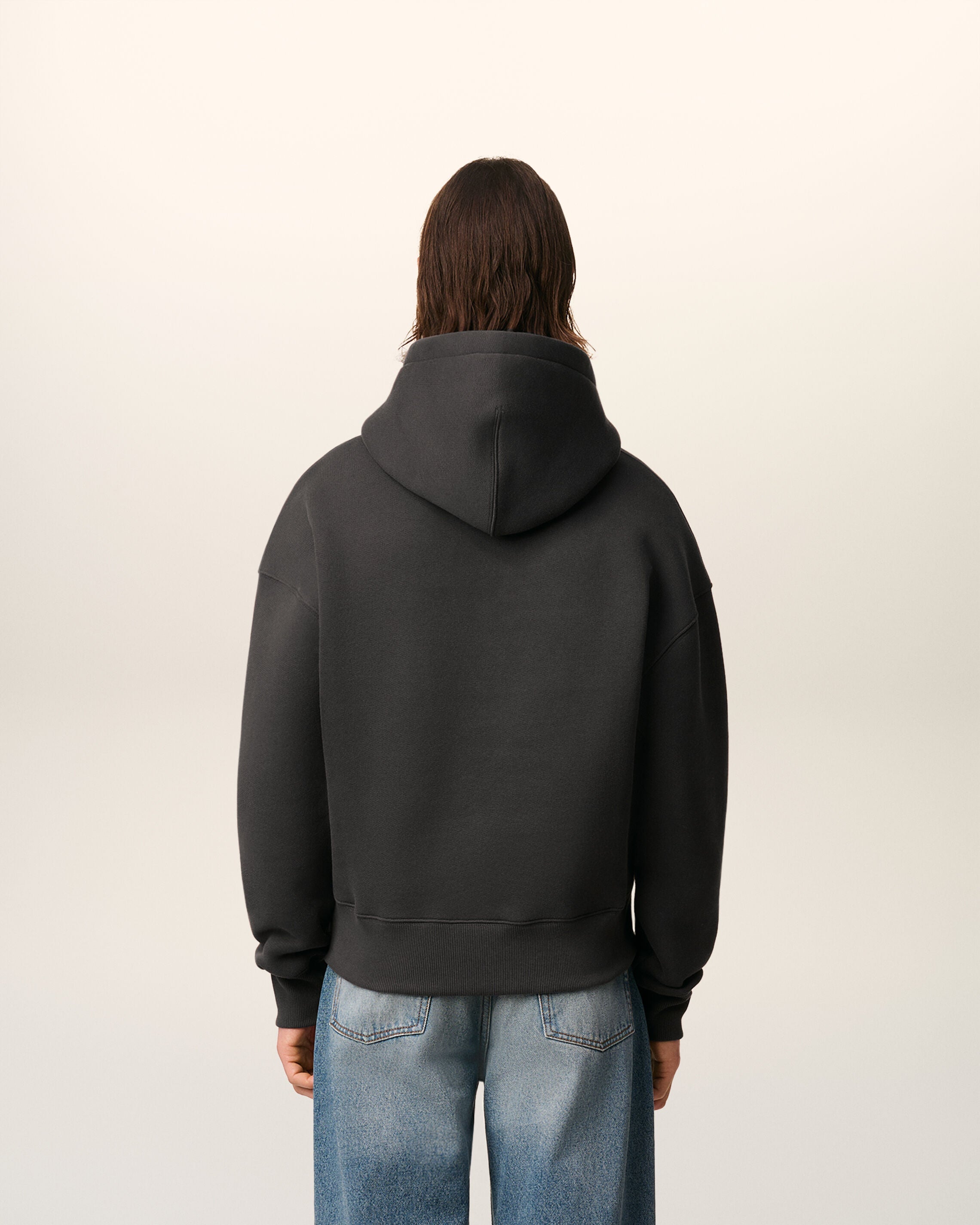 Hoodie Noir Ami De Coeur En Coton