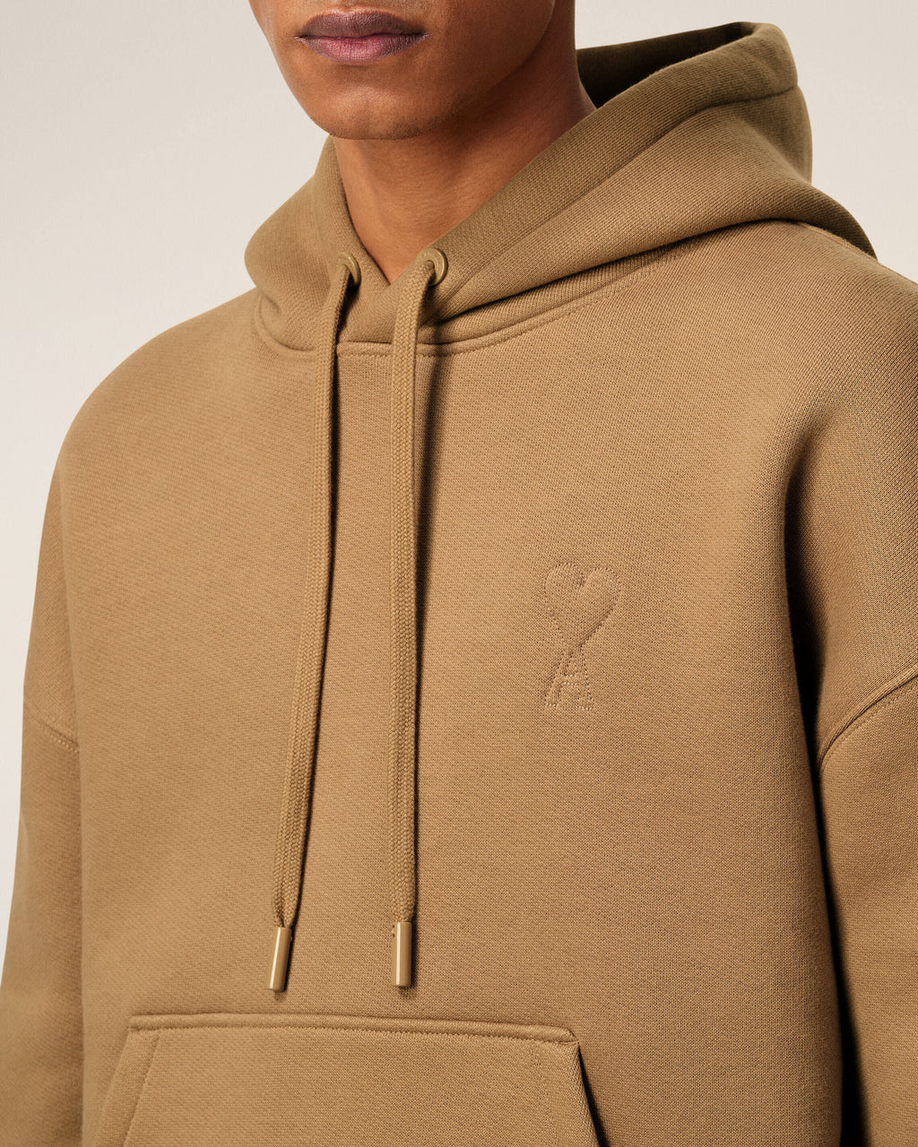 Hoodie Marron Ami De Coeur En Coton
