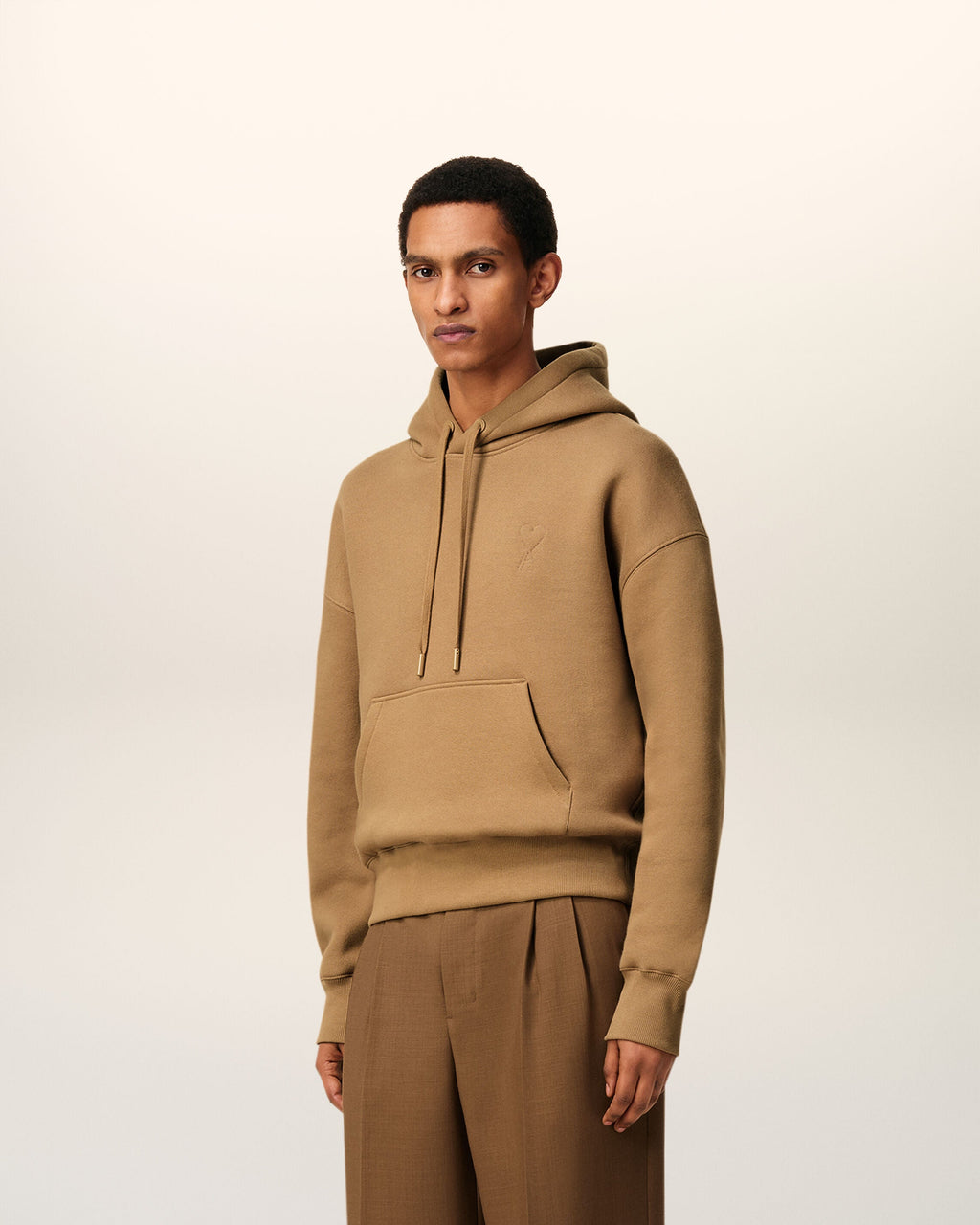 Hoodie Marron Ami De Coeur En Coton