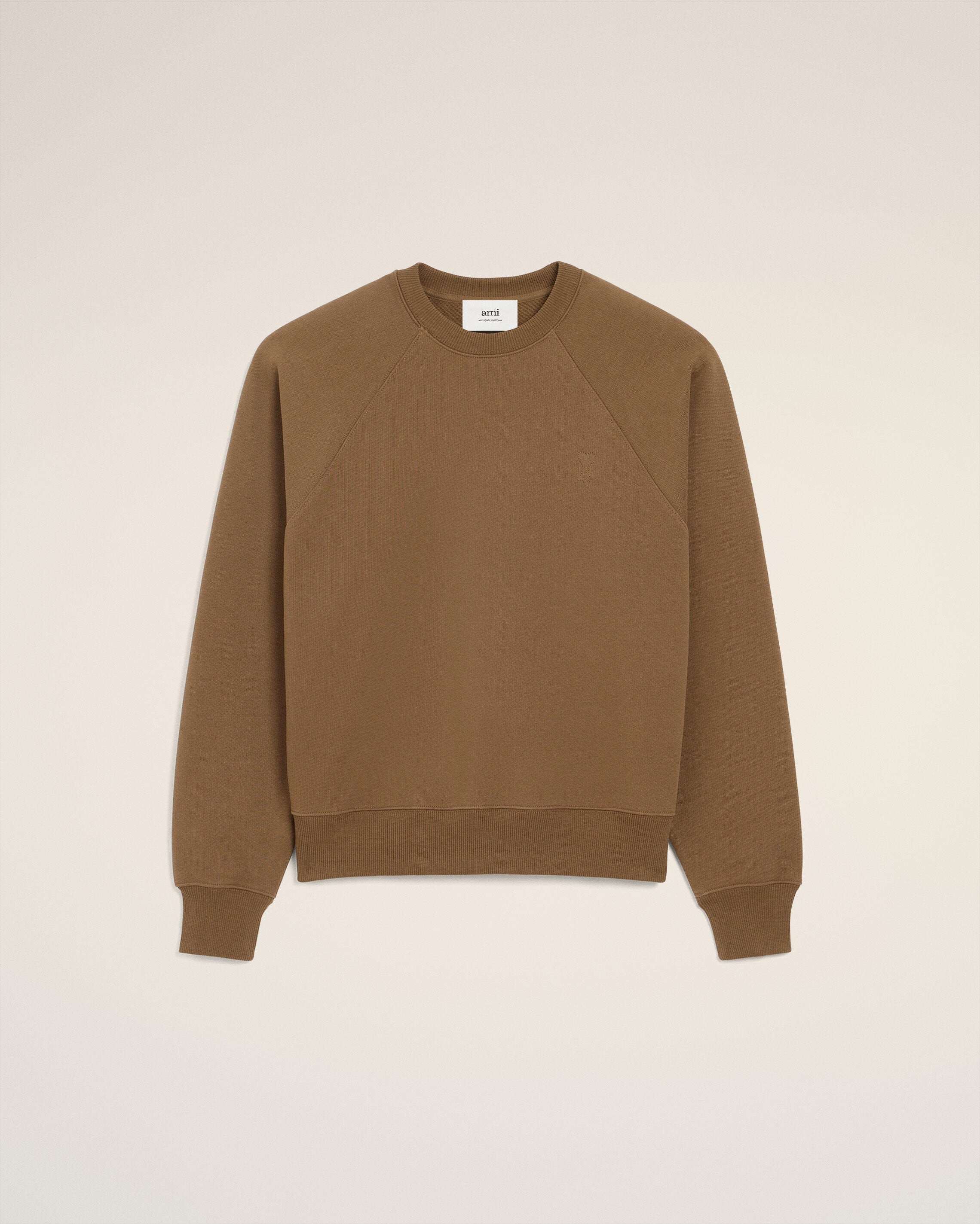 Sweatshirt Marron Ami De Coeur En Coton