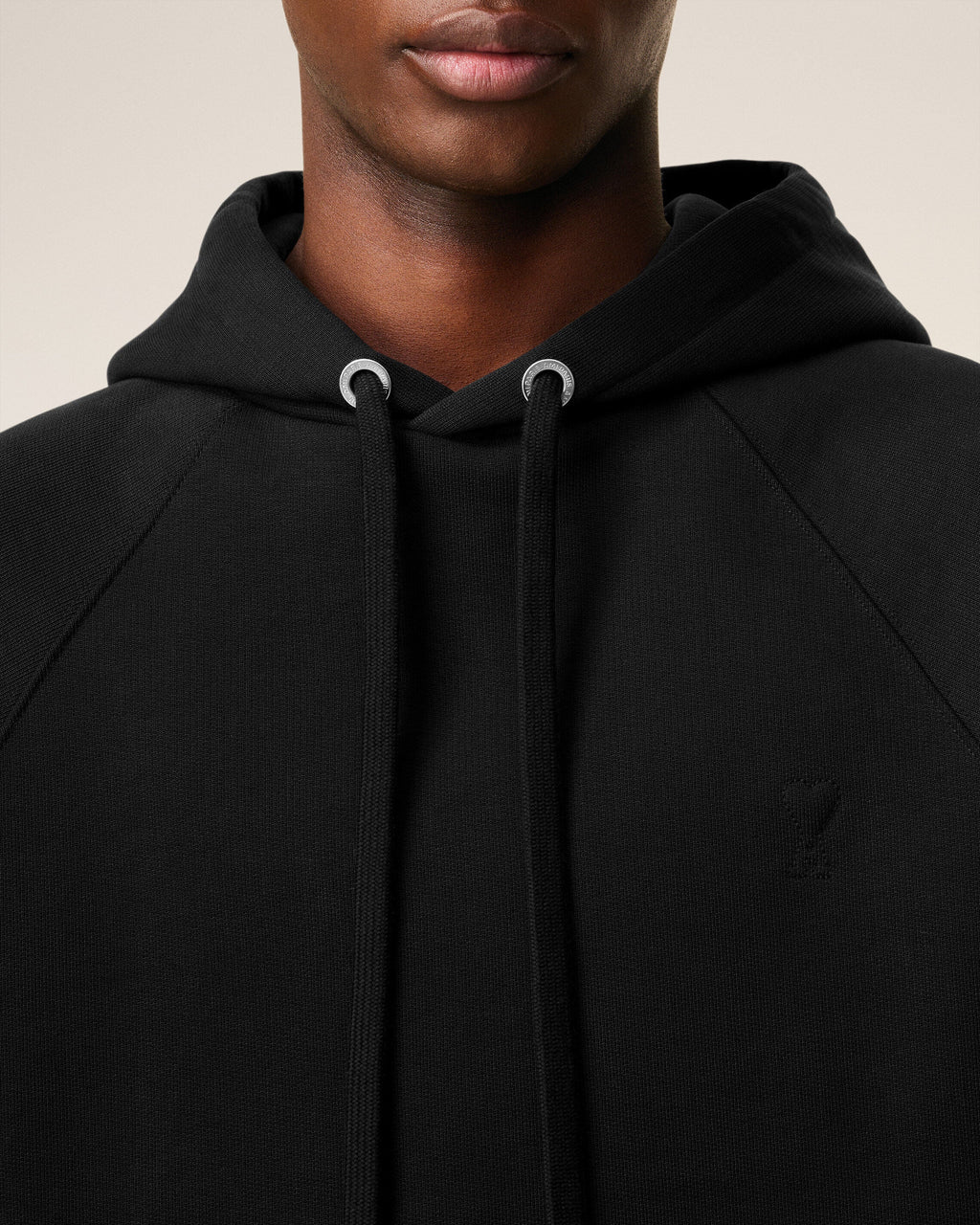 Hoodie Noir Ami De Coeur En Coton