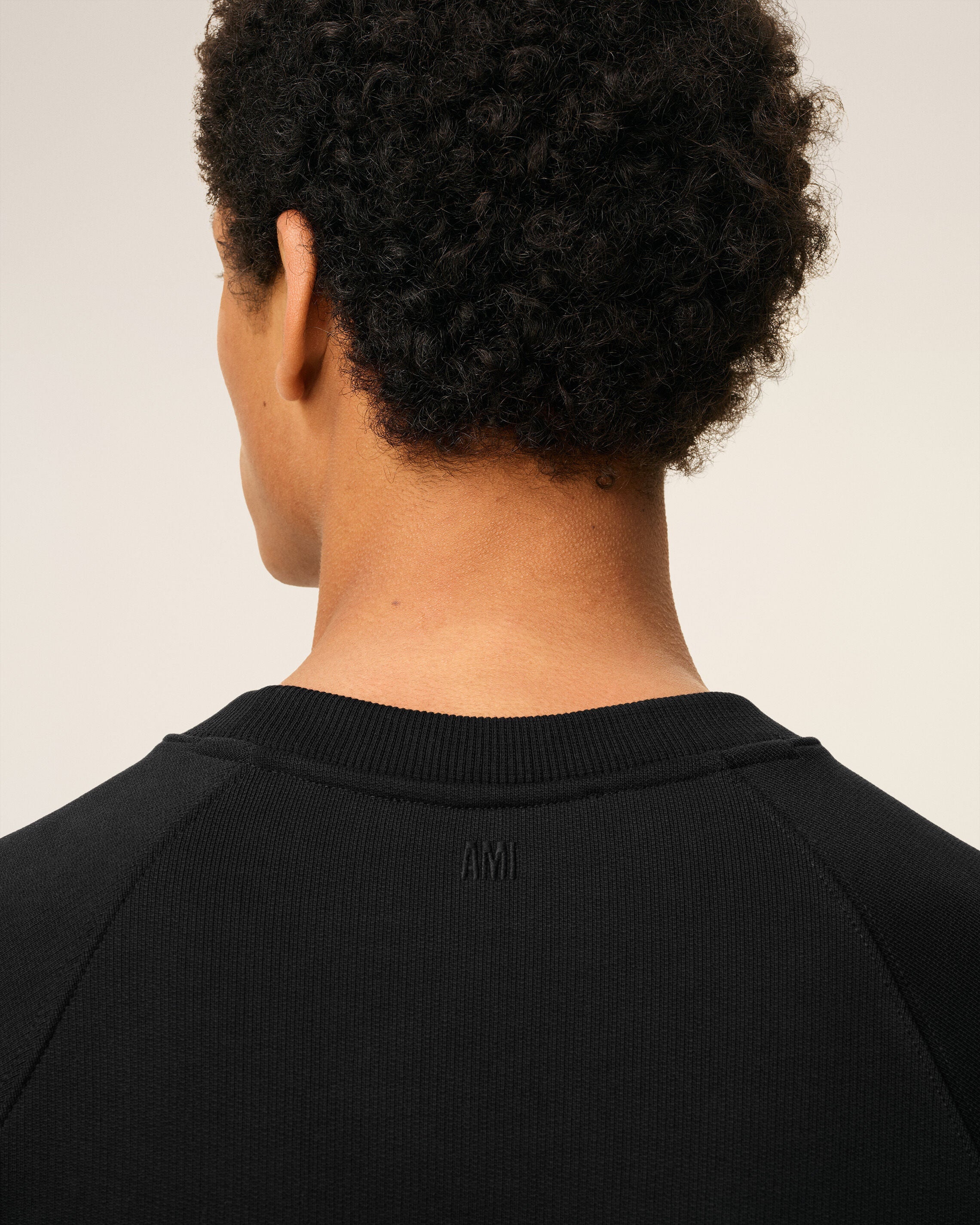 Sweatshirt Noir Ami de Coeur En Coton