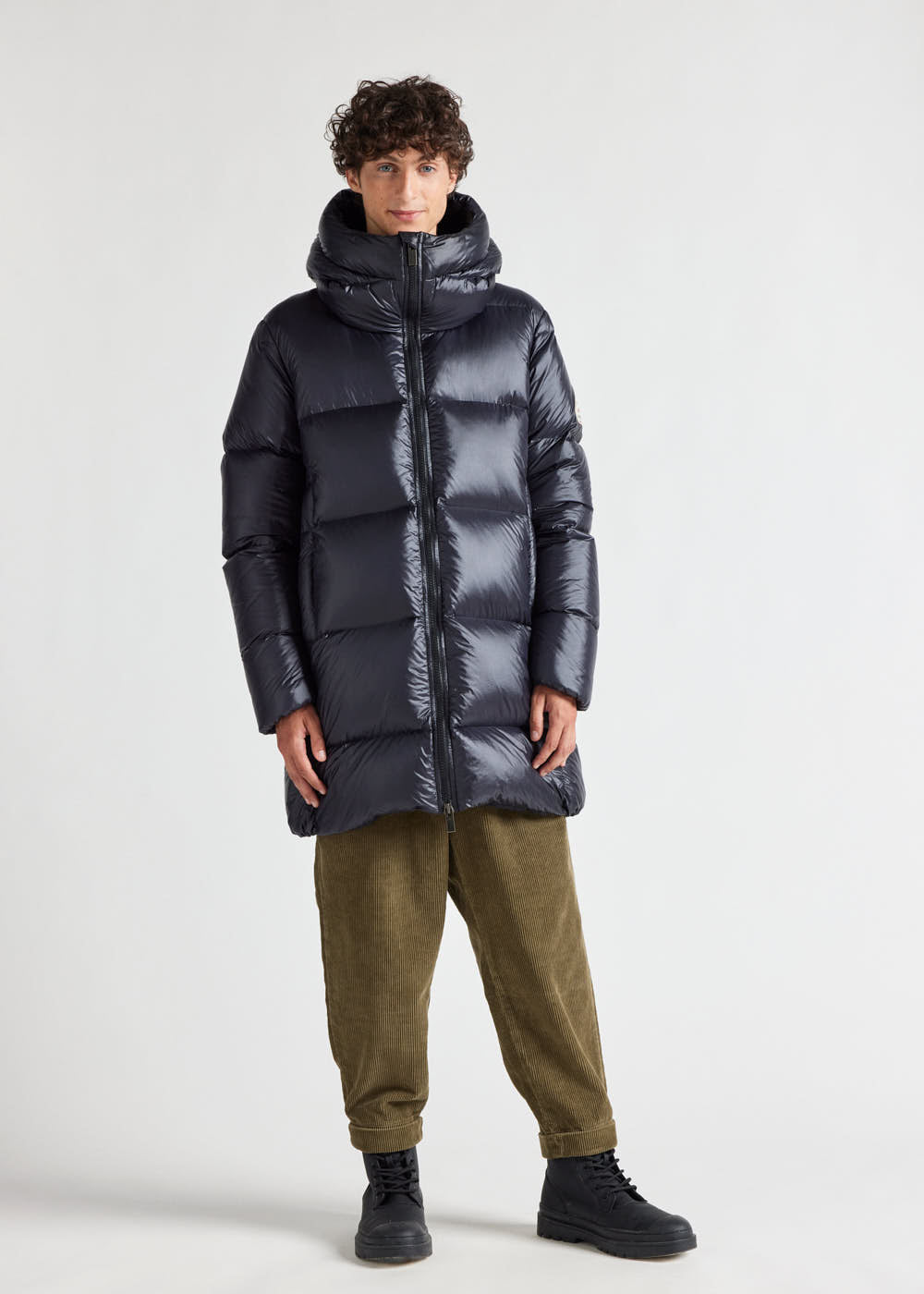 Men's Pyrenex Anton long down jacket black