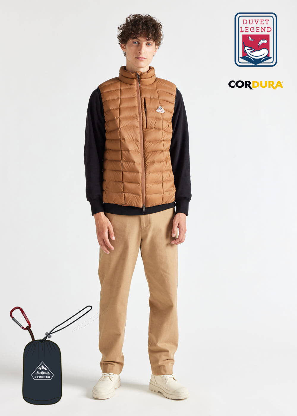 Gilet sans manche technique homme Pyrenex Zenith Vest Deep ink