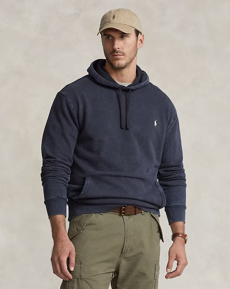 Sweat à capuche en molleton bouclé