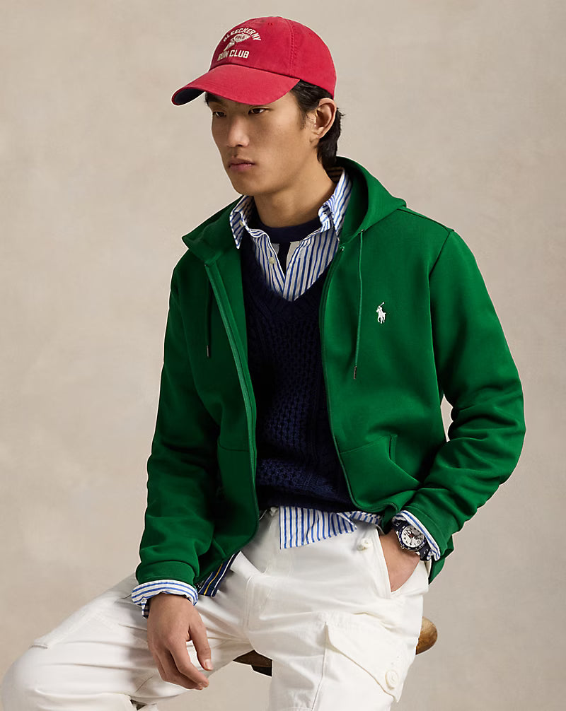 Sweat à capuche en maille double