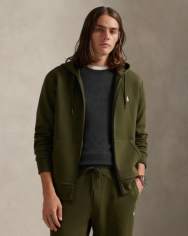 Sweat à capuche en maille double