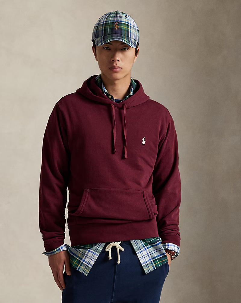 Sweat à capuche en molleton bouclé