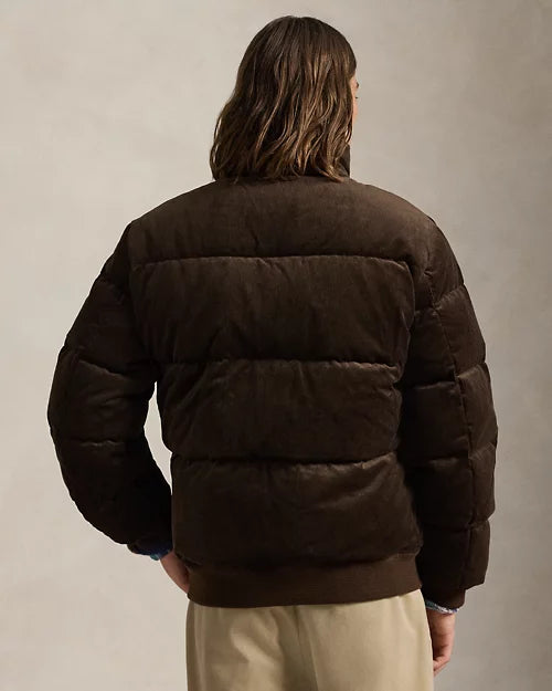 La doudoune Wyoming en velours côtelé