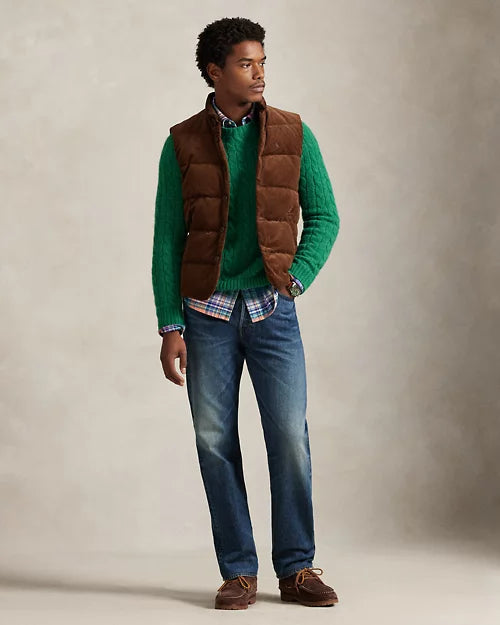 Le gilet Wynton en velours côtelé